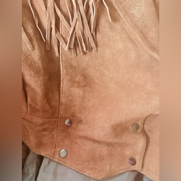 Vintage Yearbook 1991  suede fringe jacket - Picture 6 of 16